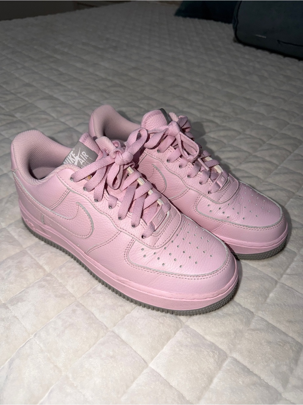 Nike Pink Low-Top Leather Sneakers
